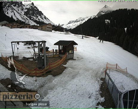 Gargellen: Blick auf den berg