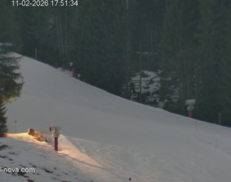 Gaschurn: Blick zur Talabfahrt