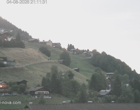 Gaschurn: Blick zur Talabfahrt
