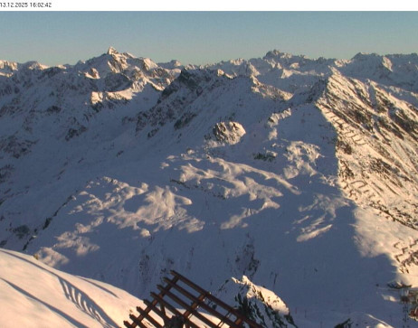 Silvretta Montafon: Blick auf Fredakopf